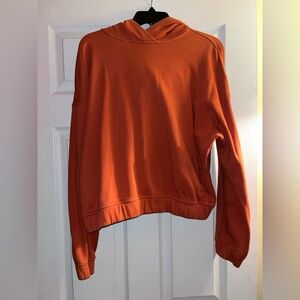 Lulu Lemon Orange Crop Hoodie